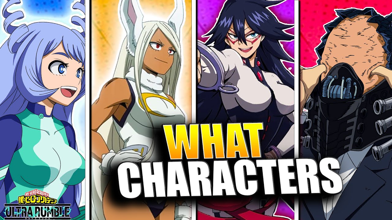 New Characters Coming To My Hero Ultra Rumble! 