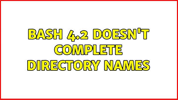 Bash 4.2 doesn