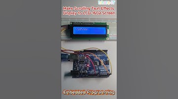 Make Scroll Text Effects on LCD-1602