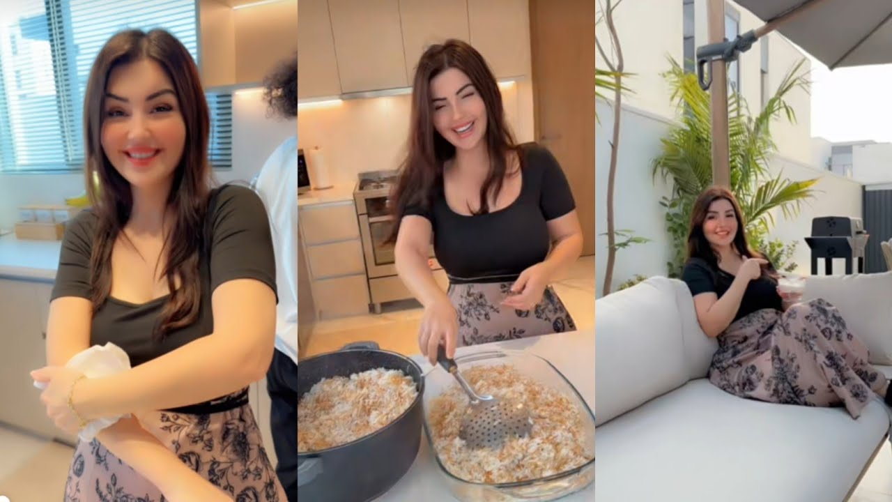 نور وعصام 🔥 جهزنا وطبخنا أطيب رز وملوخية بتشهي  ياسلام والغدا صار جاهز 