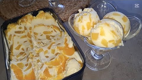 لن تشتري الكلاص🍨 بعد اليوم! حضري أسهل وألذ كلاص الخوخ🍑 في البيت بثلاث مكونات فقط !