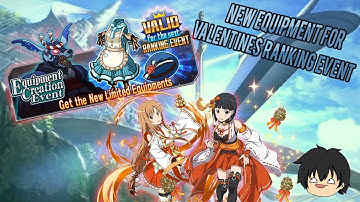 New Equipment For Valentines Ranking Event! - Sword Art Online Memory Defrag