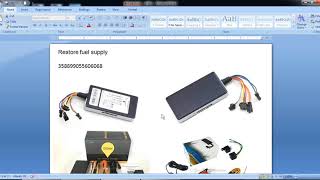 Concox GT06N GPS Tracker Commands settings | Tegnotech GPS screenshot 1