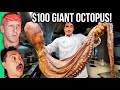 $2 Octopus VS $100 Octopus!! Huge Ocean Monster Served Five Ways!!!