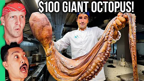 $2 Octopus VS $100 Octopus!! Huge Ocean Monster Served Five Ways!!! - DayDayNews