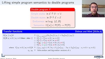 [SAS 2021] Static Analysis of Endian Portability by Abstract Interpretation