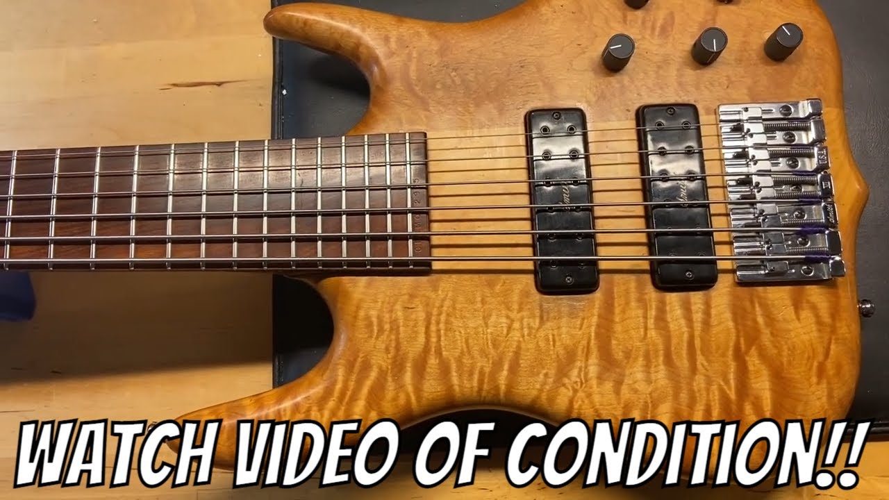 1995 Ken Smith CR6M 6 String Bass Guitar