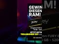 🚨 RAM GIVEAWAY 🚨Gewinne einen Kingston FURY Beast DDR5 RAM (16 GB, 5200 MHz)!