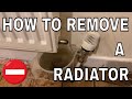 How to remove a radiator for decorating - Removing a central heating rad