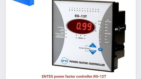 power factor controller programming ° RG-12T , RG-8T, RG-6T,™