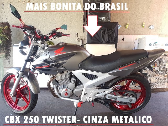 BC Motos - CBX 250 Twister 2008/2008 Cinza metálico Pintura