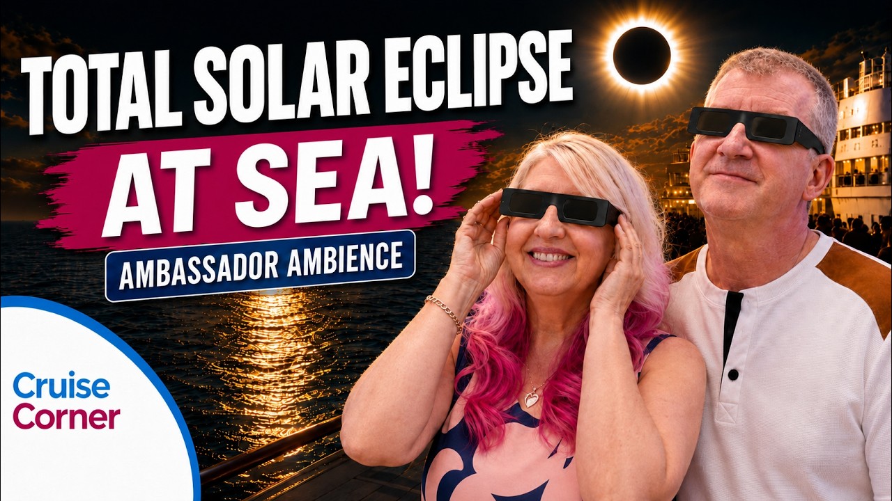 We sailed to see the TOTAL SOLAR ECLIPSE at Sea  |  Was it worth it?  |  Ambassador Ambience