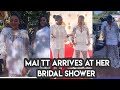 MAI TT ARRIVES AT HER  BRIDAL SHOWER LOVE IS BEAUTIFUL THING