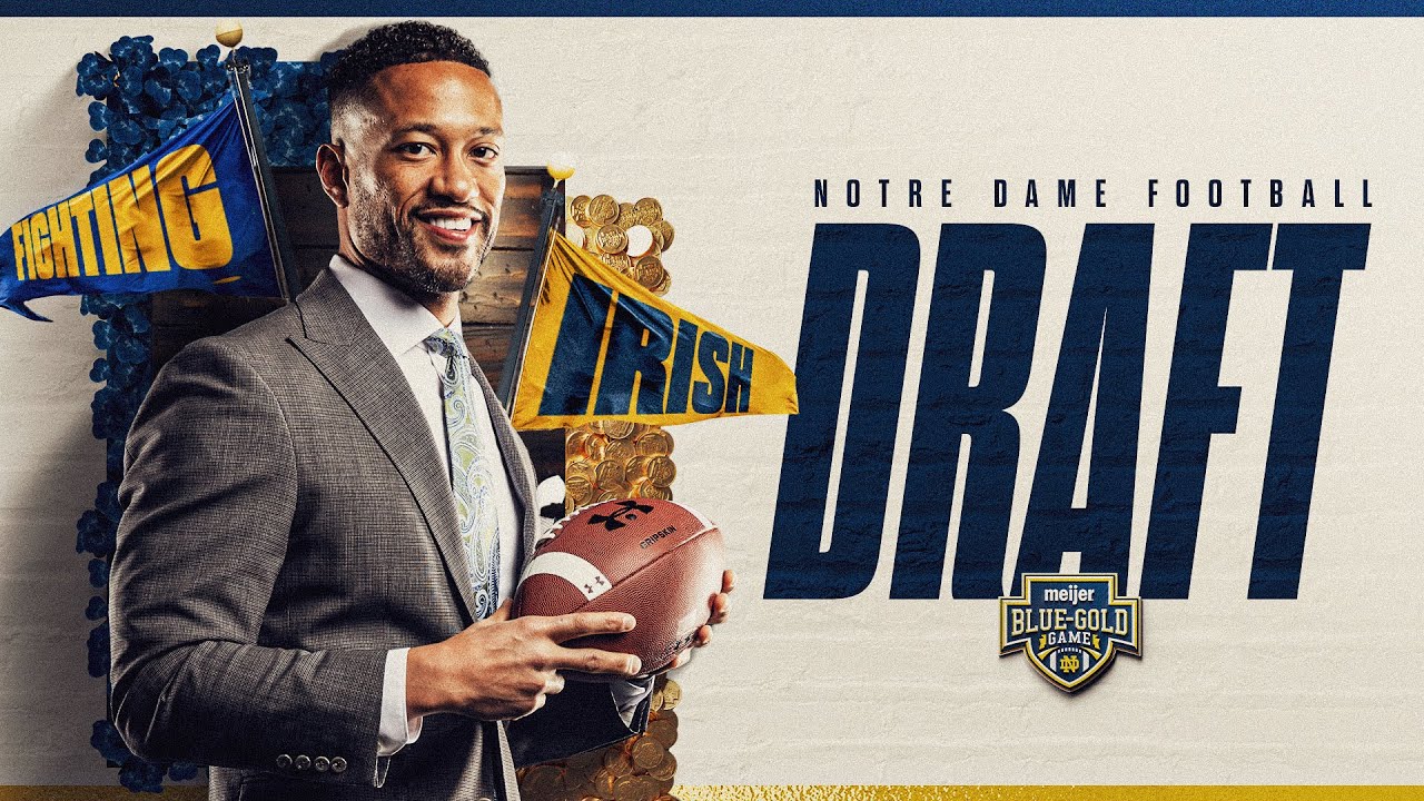 2023 BlueGold Game Draft Notre Dame Football YouTube