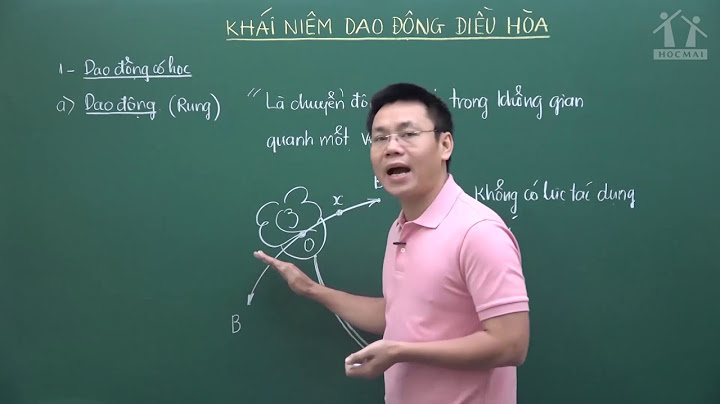 Bài tập hay về dao động điều hòa hocmai