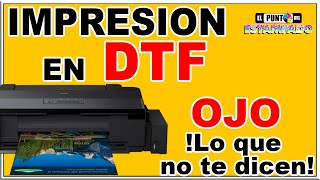 ES EL FIN DE LA SERIGRAFIA? DE LA SUBLIMACION? DE EL TRANSFER? IMPRESION DTF  - YouTube