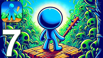 Zombie Raft - Gameplay Walkthrough Part 7 - Scavenge Resources, Survive Apocalypse (iOS, Android)