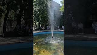 Скромный Фонтан в центре города Шахты. Ростовская обл. 31.08.2025 #travel #фонтан #прогулка #туризм