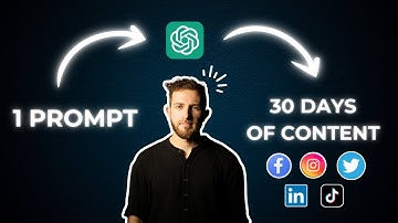Use THIS GPT To Create 30 Days Of Social Media Content In 10 MInutes