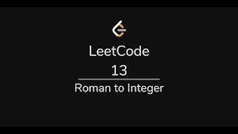 Roman to Integer LeetCode Solution in Java  ||  Using HashMap