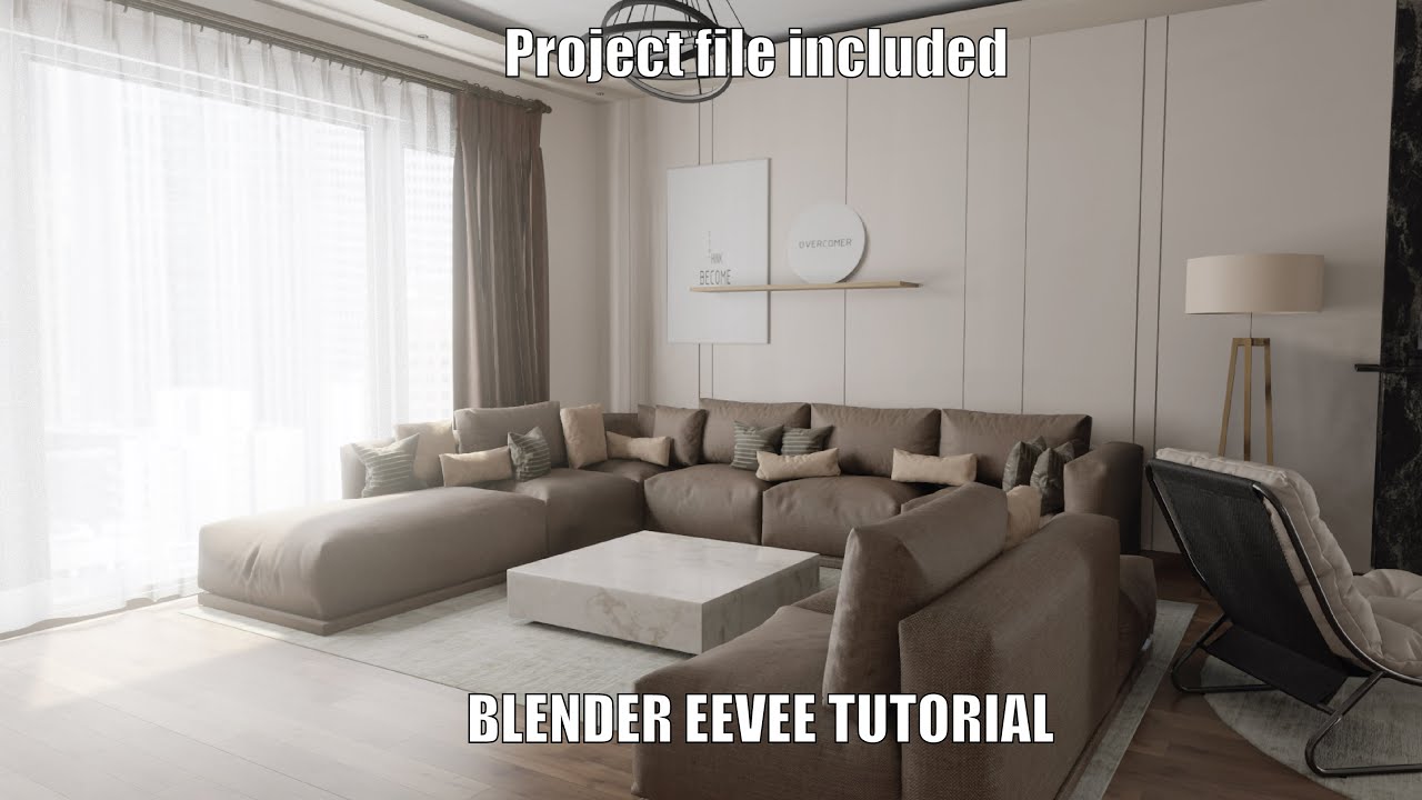 How to create Realistic lighting and rendering in Blender Eevee ...