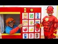 Alex Pretend Play as Superheroes & Plays with Vending Machine Fun Toy for Kids