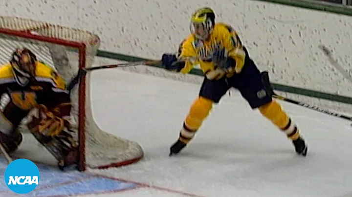 'The Michigan'  Legendary goal from 1996 NCAA hock...