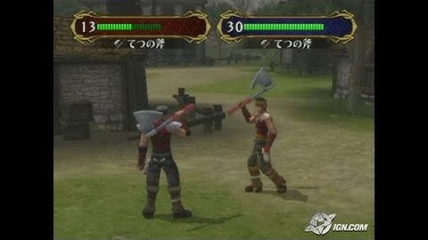 Fire Emblem: Path of Radiance GameCube Gameplay