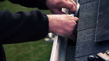 Heat Cable Installed With Raindrop Gutter Guards