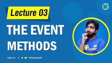 Lecture 03 - jQuery Event Methods - Learn jQuery in Urdu & Hindi