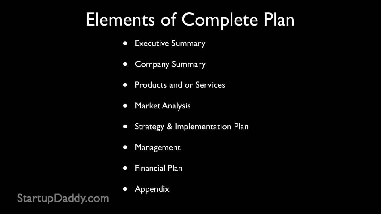 How to build business plan