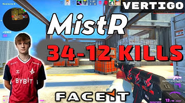 CSGO POV MistR (34-12) Vertigo 𝙒𝙞𝙣 (16-9) / Faceit 21.12.2022
