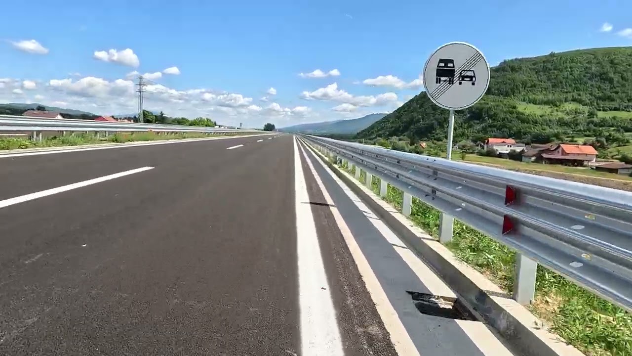 Cijela dionica Brze ceste. 4,8 kilometara za 11 minuta. Nević Polje-Mošunj