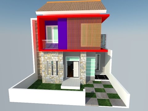  SketchUp  Modelling Tutorial Rumah  2 lantai part 1 YouTube