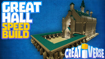 Building Hogwarts Part 2- The Great Hall Exterior[Blueprint Link]