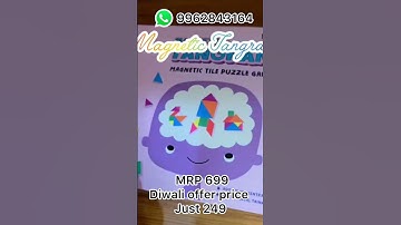 Magnetic Tangram book offer#viral #trending #diwali2025#festivegifting #kidstoys#puzzle