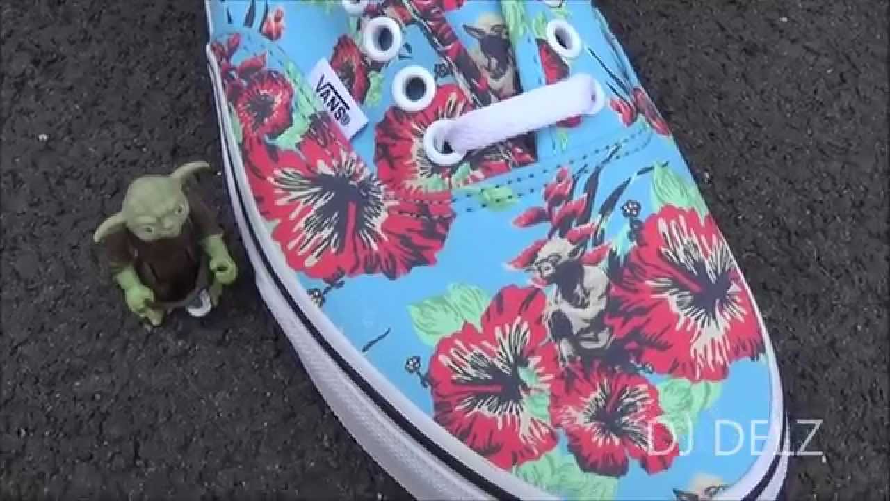 vans star wars floral