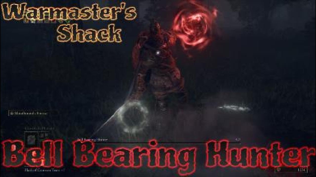 Elden Ring Bell Bearing Hunter Boss Fight Warmaster's Shack YouTube