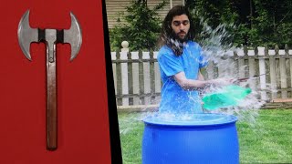 Affordable Carbon Steel Axe Durability Test