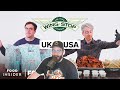 HasanAbi reacts to US vs UK Wingstop | Food Wars