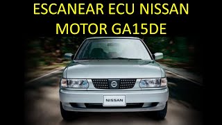 ESCANEAR ECU NISSAN MOTOR GA15DE OBD1. by EBOOK AUTOMOTRIZ 425 views 1 year ago 4 minutes, 21 seconds