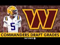 Washington Commanders Draft Grades For Round 1: Jayden Daniels With #2 Pick In 2024 NFL Draft