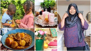 First routine in 2024 Relaxed day in the life Sudanese food 2024 طريقة عمل ملاح البنبي السوداني فلوق