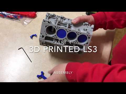 3D Printer Challenge #2 - LS3 Engine Part 1