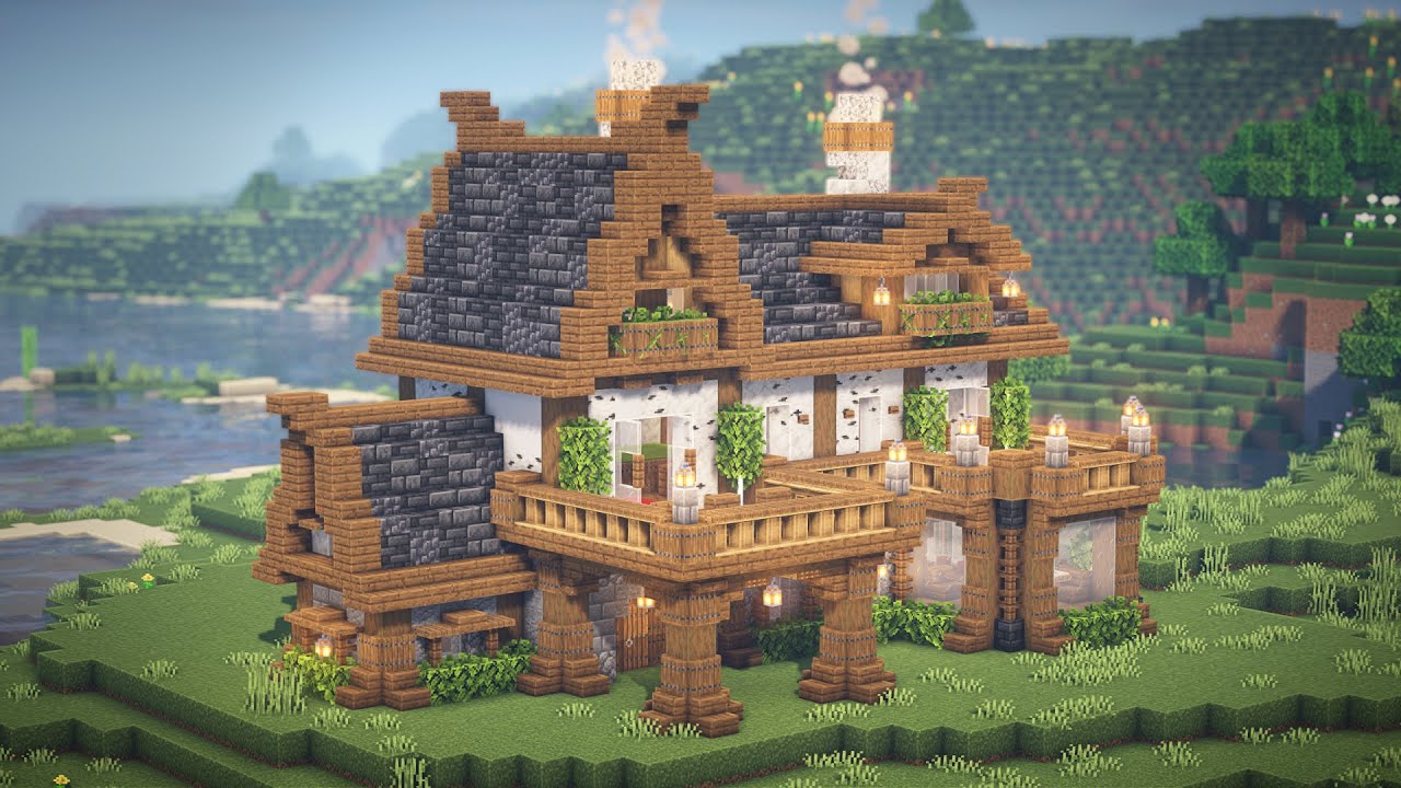 Minecraft  How to Make an Amazing Medieval House for Your Survival 