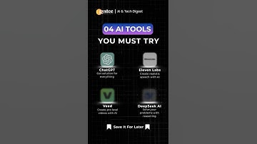 04 Game-Changing AI Tools You NEED in 2025 🔥 #ai #aitools