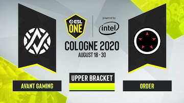 CS:GO - ORDER vs. Avant Gaming [Mirage] Map 2 - ESL One Cologne 2020 - Upper bracket - OCE