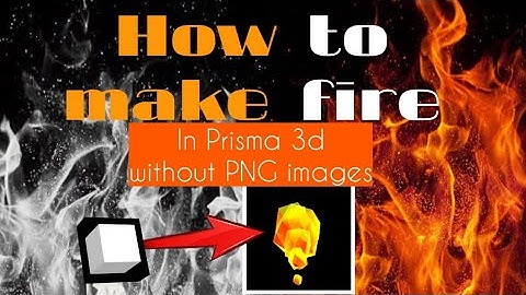 How to Make Fire in Prisma 3D using cube only | 3D Animation Tutorial