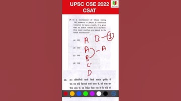 UPSC CSE 2022 CSAT Solution