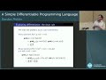 A simple differentiable programming language